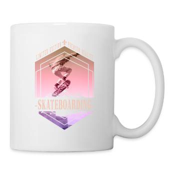 Skateboarding Skate Skater Skateboard Sk8 Vintage - Mug - white - Right
