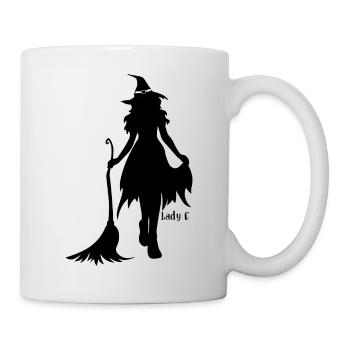 lady - Tasse - Weiß - Rechts