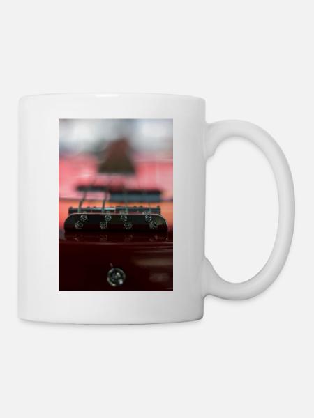 Gitarre - Tasse - Weiß