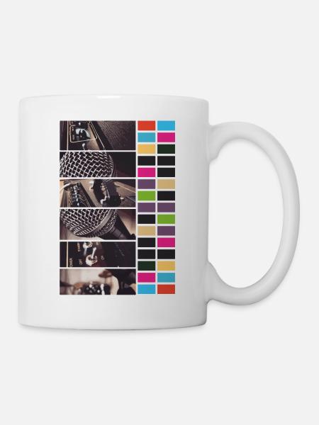 Farbpalette - Tasse - Weiß