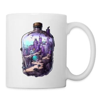 Sunken City Bottle Drawing - Mug - white - Right