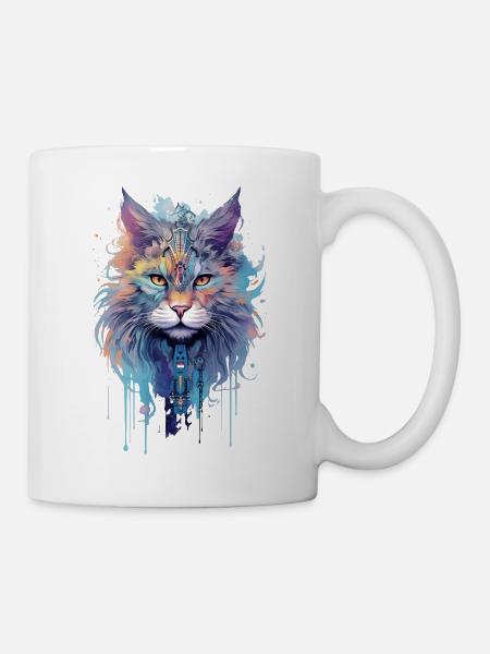 Indie Cat - Mug - white