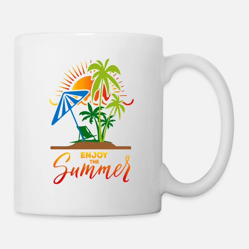 Profitez de l’été - Mug blanc - blanc