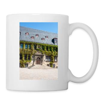 city hall (Rathaus) Quedlinburg Saxony-Anhalt Germ - Mug - white - Right