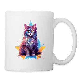 Future Cat ARt Design Shirt Lover - Mug - white - Right
