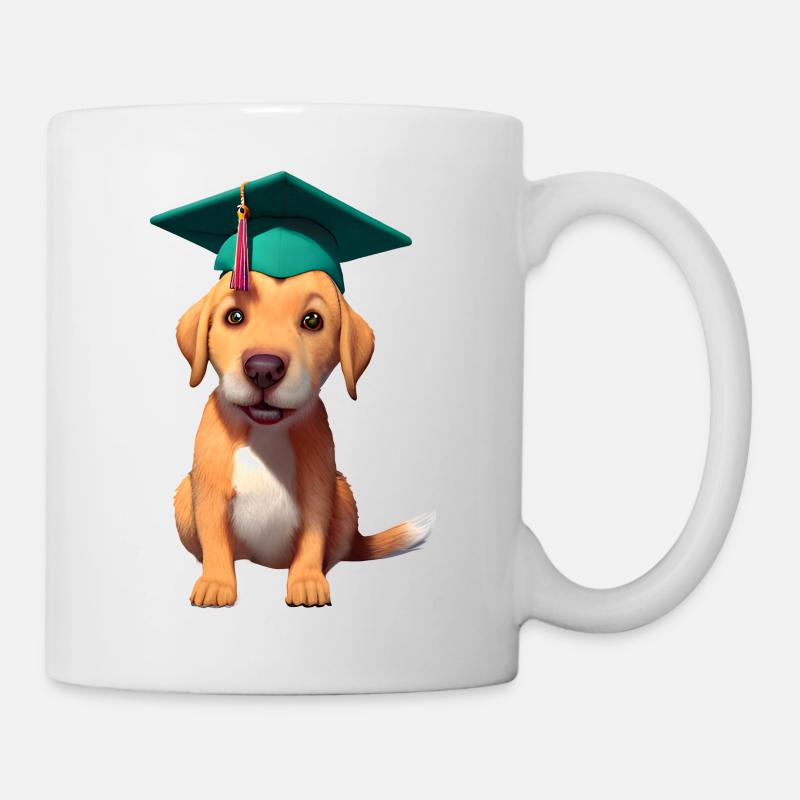 Bachelor Studium Labrador Hunde Schulabschluss - Tasse - Weiß