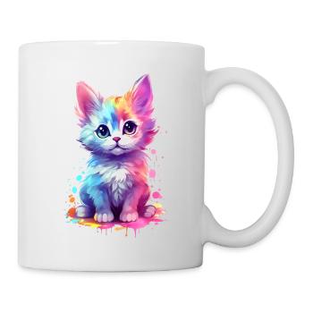 Idée d’impression unique et douce pour chat - Mug blanc - blanc - Droite