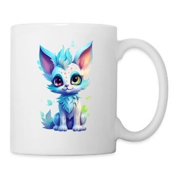Sweetheart Cat Mom Design Shirt - Mug - white - Right