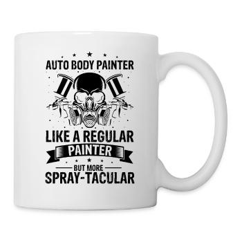 Peintre automobile pour carrossiers - Mug blanc - blanc - Droite