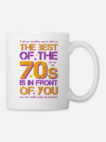 70s the seventies 70's - Mug - white