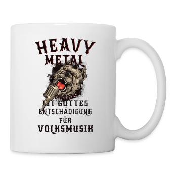 Heavy Metal Music - Tasse - Weiß - Rechts