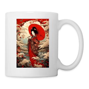 Japanese Geisha Gift - Mug - white - Right