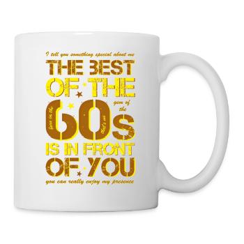 60s 60s 60's sixties - Mug - white - Right