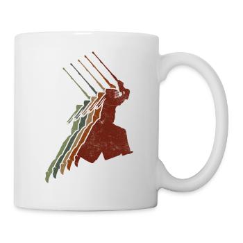Japanischer Schwertkampf Kendo - Tasse - Weiß - Rechts