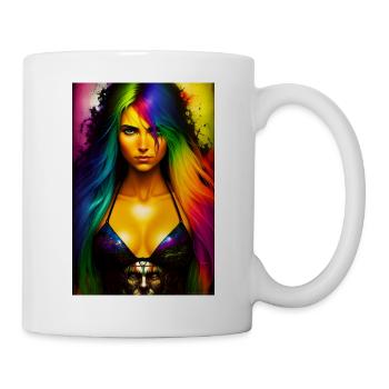 Rainbow Girl - Mug - white - Right