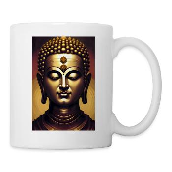 Buddha - Tasse - Weiß - Rechts