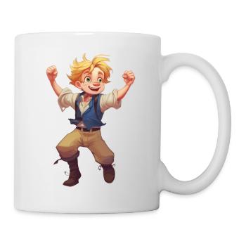 Happy Boy is proud - Mug - white - Right