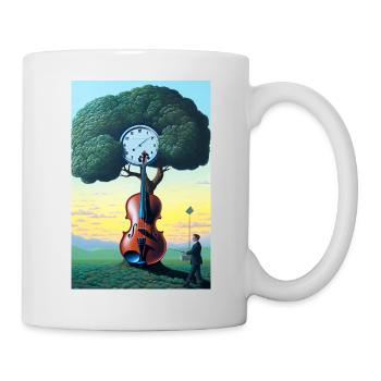 Zeitlose Musik - Tasse - Weiß - Rechts