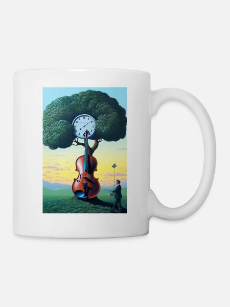 Musique intemporelle - Mug blanc - blanc