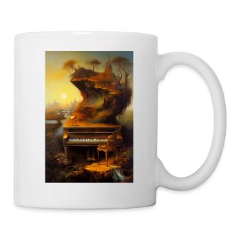 Alles ist Musik - Tasse - Weiß - Rechts