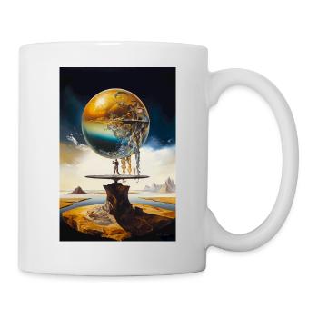 Die Welt - Tasse - Weiß - Rechts