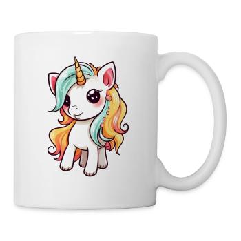 Unicorn Cute Drawing - Mug - white - Right