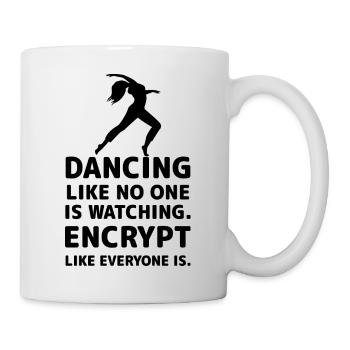 Dancing Dance Music - Mug - white - Right
