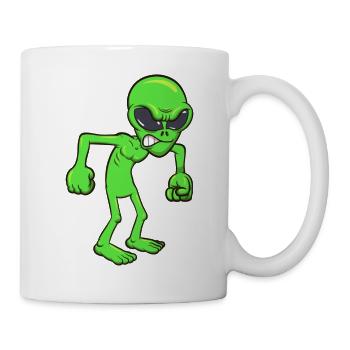 Angry Alien - Mug - white - Right