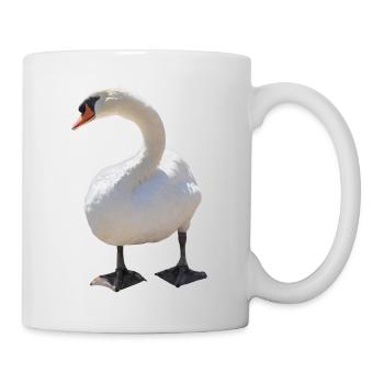 Cygne - Mug blanc - blanc - Droite