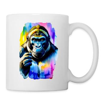 Gorille #1 - Mug blanc - blanc - Droite