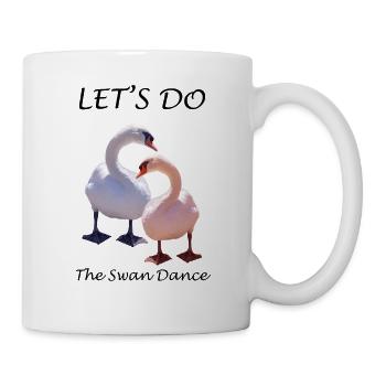 Cygne - Mug blanc - blanc - Droite