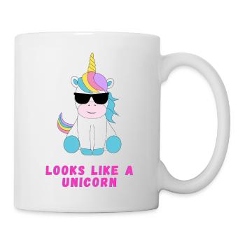 Einhorn - Tasse - Weiß - Rechts