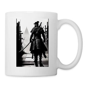 Samurai Black and White Design - Mug - white - Right