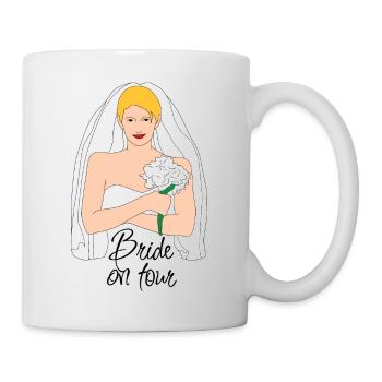Bride on Tour blond 2 - Mug blanc - blanc - Droite