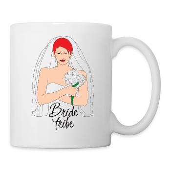 bride tribe rot 2 - Tasse - Weiß - Rechts