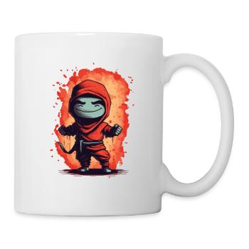 Happy Ninja - Tasse - Weiß - Rechts