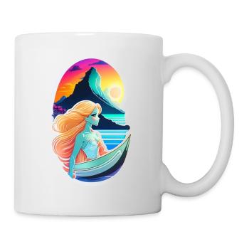 surf - hawaii - manga - Mug blanc - blanc - Droite