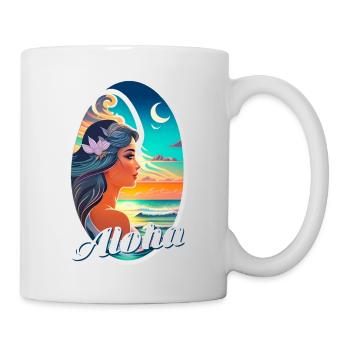 Aloha - surf - retro - Mug - white - Right