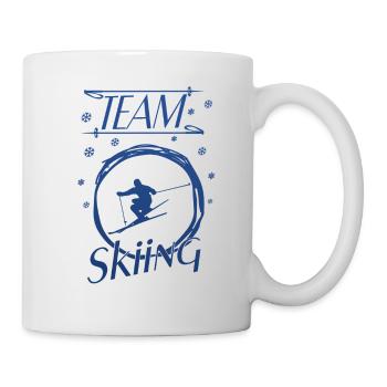 Team Skiing - Tasse - Weiß - Rechts