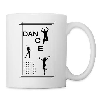 Danse Musique de danse - Mug blanc - blanc - Droite