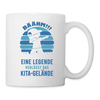 Kitaabsolvent Kitaabgänger Kindergarten Abschied - Tasse - Weiß - Rechts