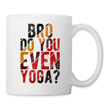 Yogalehrer Spruch Für Yogi Yoga - Tasse - Weiß - Rechts