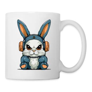 Grump the grumpy rabbit - Mug - white - Right