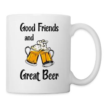 Good friends and great beer. - Mug - white - Right