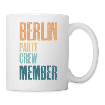 Berlin Party Crew - Tasse - Weiß - Rechts