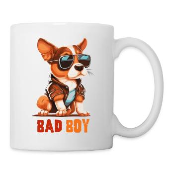Bad Boy Hundewelpe - Tasse - Weiß - Rechts