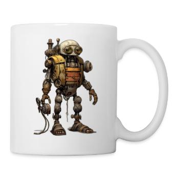 Roboter - Tasse - Weiß - Rechts