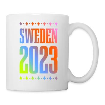 Suède 2023 - Mug blanc - blanc - Droite