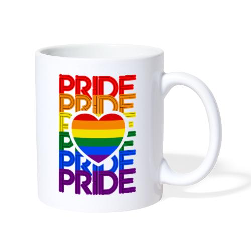 Pride Love Rainbow Heart - Tasse