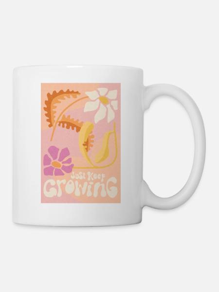 Just keep growing - Mug - white